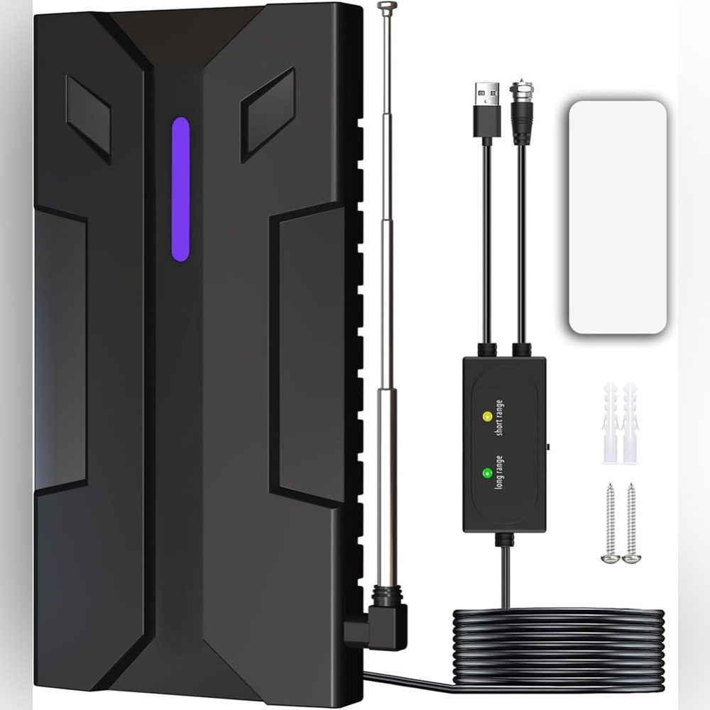 TV Antenna HDTV Antenna 4K / 1080p / Full HD Optional Channels Video 1300 Mile R